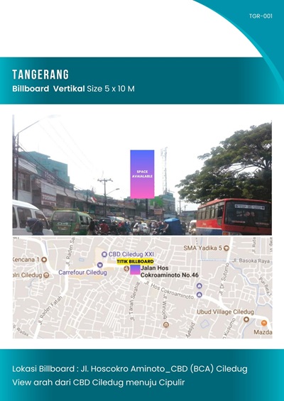 Sewa Titik Billboard 3 Bulan Di Tangerang
